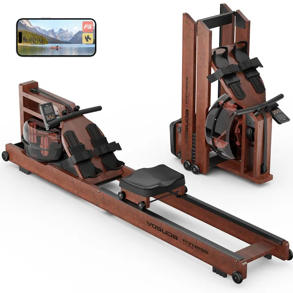 YOSUDA Foldable Water Rowing Machine (Dedicated Monitor)